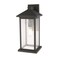 Z-Lite Portland 1 Light Outdoor Wall Sconce, Oil Rubbed Bronze And Clear Seedy 531MXL-ORB - alternate 3